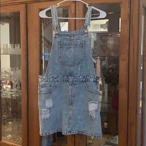 Forever 21 skirt overalls